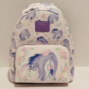 Loungefly Disney NWT Winnie the Pooh Eeyore Floral Mini Backpack
